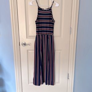 Double high leg slit summery dress